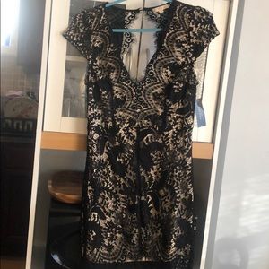 Black cocktail dress